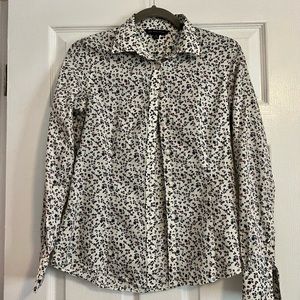 Brooks Brothers 346 No Iron Floral Button Down Shirt